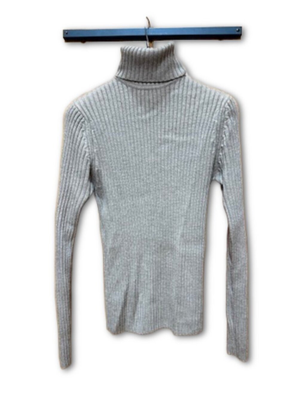 L.L.Bean 100% Merino Wool Ribbed Turtleneck Sweater
